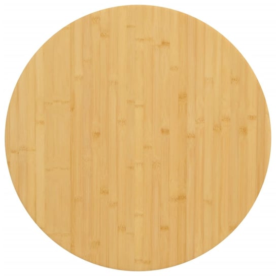 vidaXL Blat do stołu, Ø60x2,5 cm bambusowy vidaXL