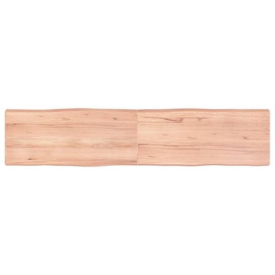 vidaXL Blat, jasnobrązowy 180x40x(2-6) cm drewno z naturalną krawędzią vidaXL