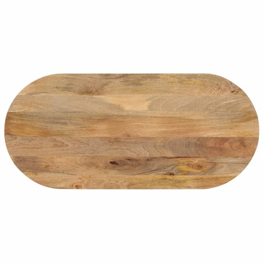 vidaXL Blat stołu, 120x60x2,5 cm, owalny, lite drewno mango vidaXL