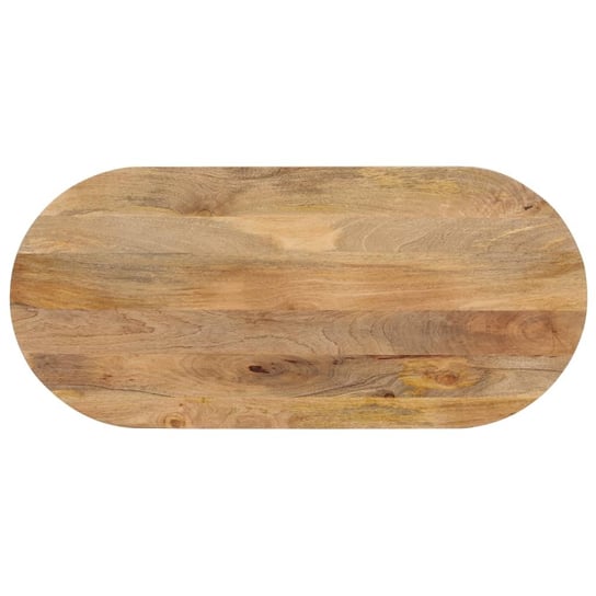 vidaXL Blat stołu, 120x60x3,8 cm, owalny, lite drewno mango vidaXL