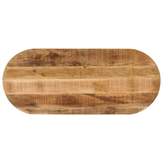 vidaXL Blat stołu, 90x40x2,5 cm, owalny, surowe drewno mango vidaXL