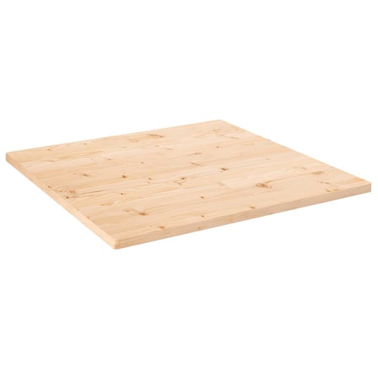 vidaXL Blat stołu, 90x90x2,5 cm, lite drewno sosnowe, kwadratowy vidaXL