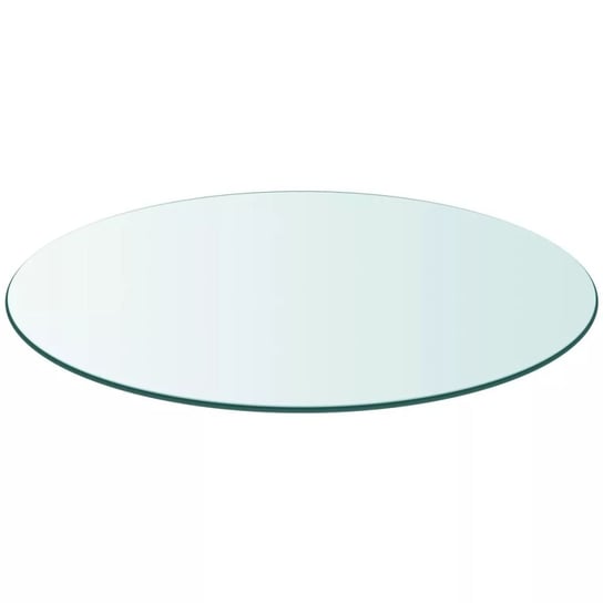 vidaXL Blat stołu, szklany, okrągły, 600 mm vidaXL