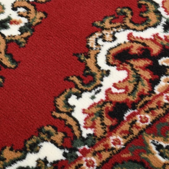 vidaXL Chodnik dywanowy, BCF, orientalny czerwony, 80x250 cm vidaXL