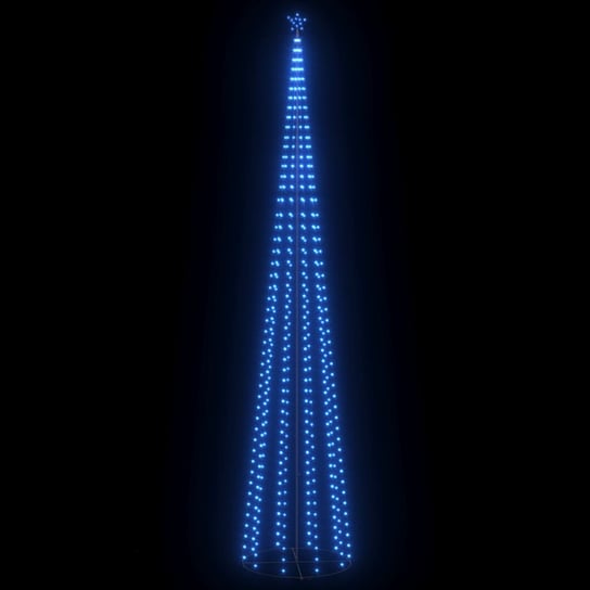 vidaXL Choinka stożkowa, 752 niebieskich lampek LED, 160x500 cm vidaXL