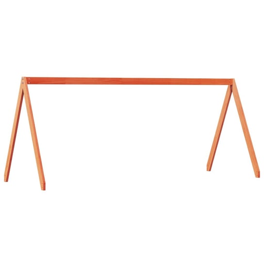 vidaXL Daszek do łóżka dziecięcego, woskowy brąz, 199x95,5x88 cm VidaXL