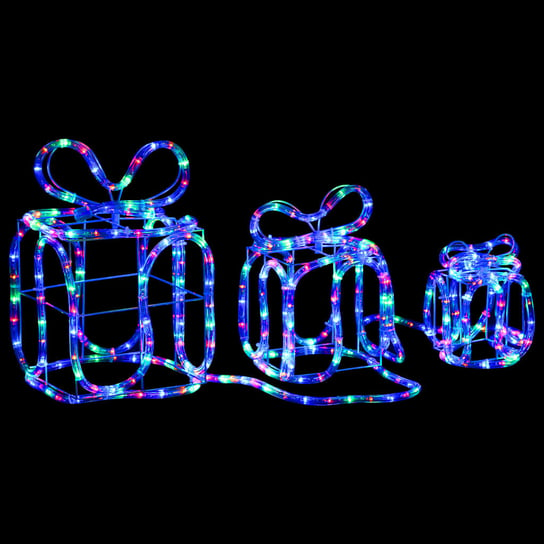 vidaXL Dekoracja świąteczna: prezenty ze 180 LED, do domu i ogrodu vidaXL