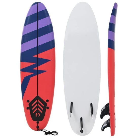 VidaXL Deska surfingowa Stripe, 170 cm vidaXL
