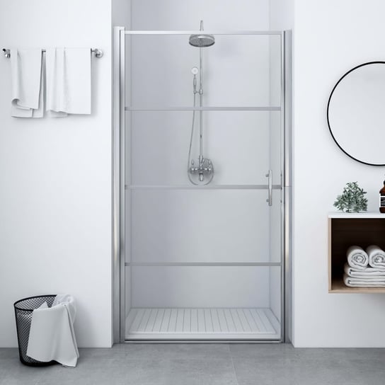 vidaXL Drzwi prysznicowe, hartowane szkło, 81 x 195 cm vidaXL