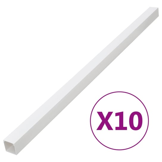 vidaXL Kanał elektroinstalacyjny, 40x25 mm, 10 m, PVC vidaXL