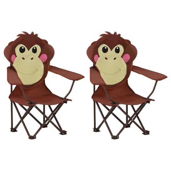 VidaXL, krzesełka ogrodowe dla dzieci Małpki, 2 sztuki vidaXL