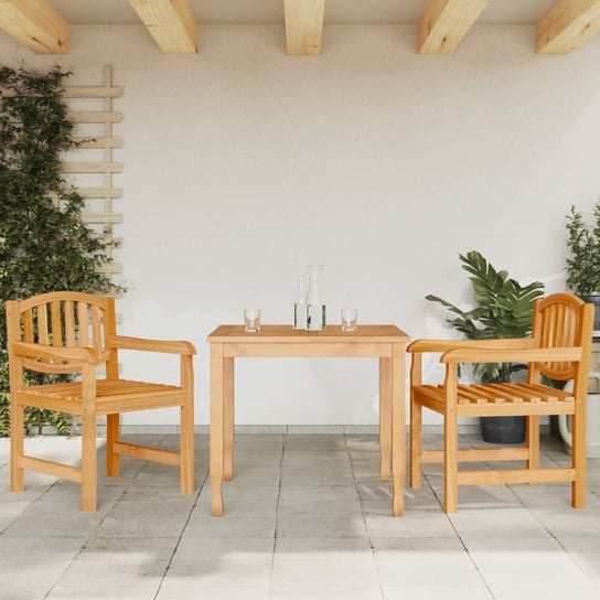 vidaXL Krzesła ogrodowe, 2 szt., 58x59x88 cm, lite drewno tekowe vidaXL