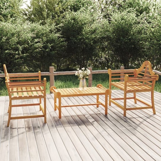 vidaXL Krzesła ogrodowe, 2 szt., 91x62x94 cm, drewno tekowe vidaXL