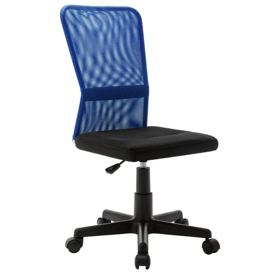 vidaXL Krzesło biurowe, czarno-niebieskie, 44x52x100 cm, z siatką vidaXL