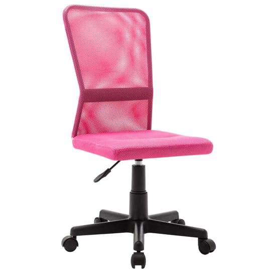 vidaXL Krzesło biurowe, różowe, 44x52x100 cm, z siatką vidaXL