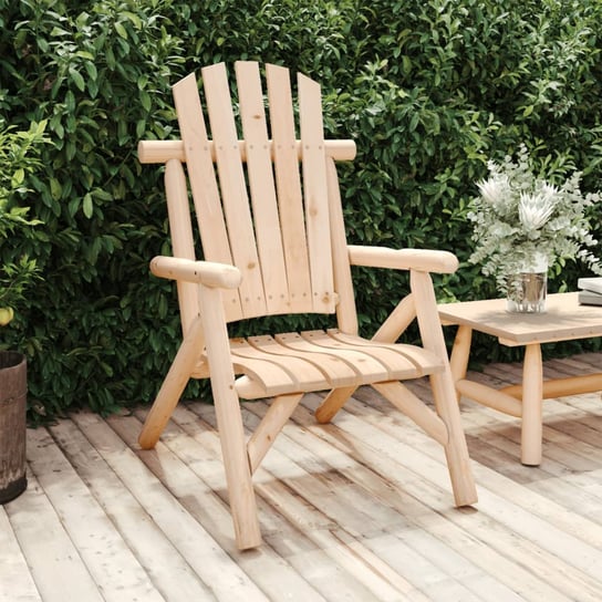 vidaXL Krzesło ogrodowe, 68x86x103 cm, drewno świerkowe vidaXL