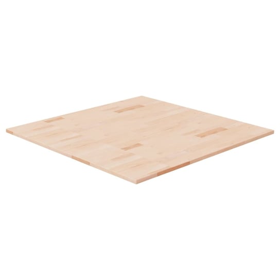 vidaxL Kwadratowy blat do stolika, 80x80x1,5 cm, surowe drewno dębowe vidaXL