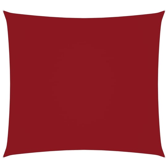 vidaXL Kwadratowy żagiel ogrodowy, tkanina Oxford, 3x3 m, czerwony vidaXL