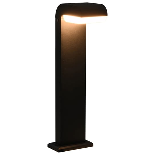 VidaXL Lampa ogrodowa LED, 9 W, czarna, owalna vidaXL