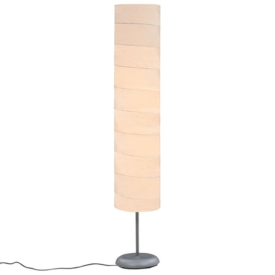 vidaXL Lampa podłogowa na stojaku, 121 cm, biała, E27 vidaXL