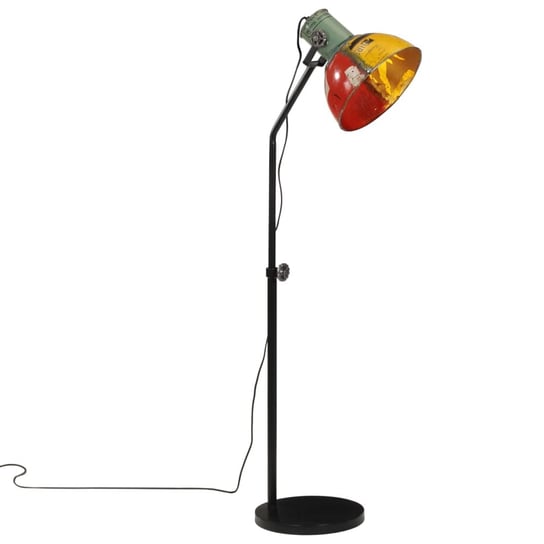 vidaXL Lampa stojąca, 25 W, wielokolorowa, 30x30x90-150 cm, E27 vidaXL