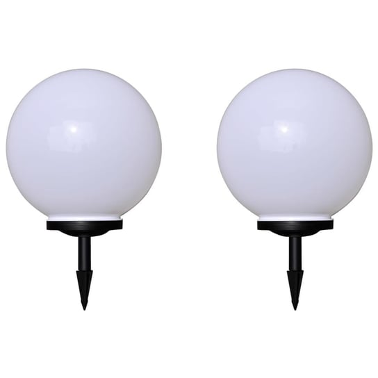 vidaXL Lampy do oświetlenia ścieżki, 2 szt., LED, 40 cm, z kołkami vidaXL