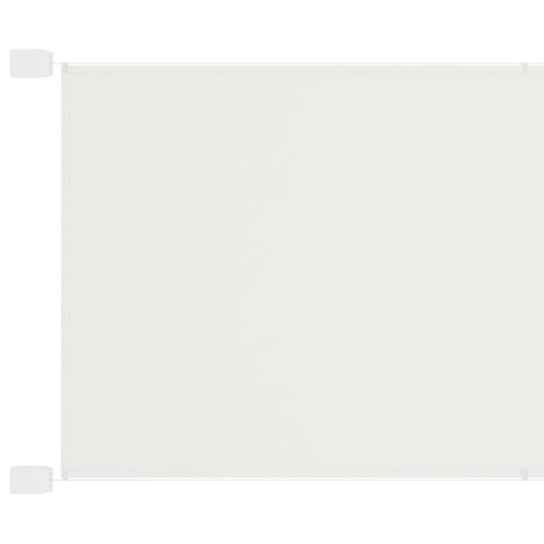 vidaXL Markiza pionowa, biała, 100x1200 cm, tkanina Oxford vidaXL
