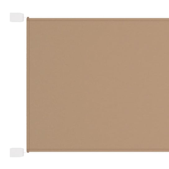 vidaXL Markiza pionowa, kolor taupe, 250x360 cm, tkanina Oxford vidaXL