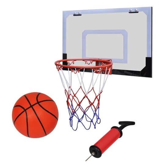 vidaXL, mini zestaw do koszykówki halowej z piłką i pompką vidaXL