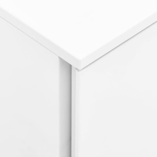 vidaXL Mobilna szafka kartotekowa, biała, 39x45x60 cm, stalowa vidaXL