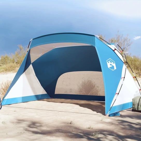 vidaXL Namiot plażowy, niebieski, 274x178x170/148 cm, 185T, tafta vidaXL