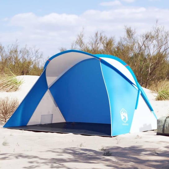 vidaXL Namiot plażowy typu pop-up, niebieski, wodoszczelny vidaXL