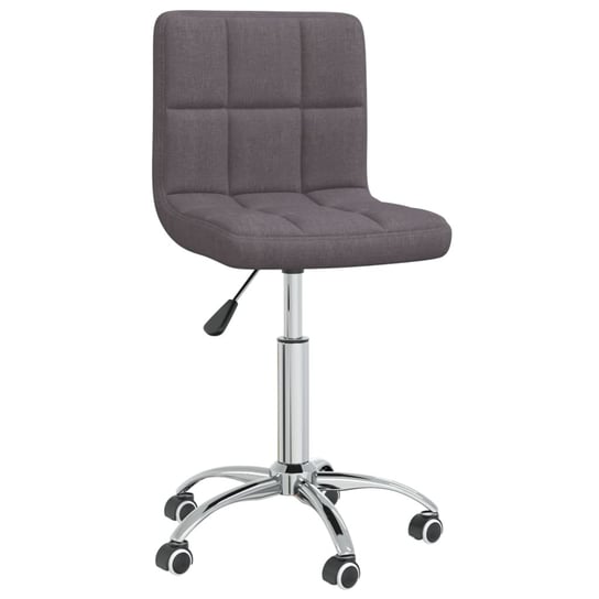 vidaXL Obrotowe krzesła stołowe, 4 szt., kolor taupe, obite tkaniną vidaXL