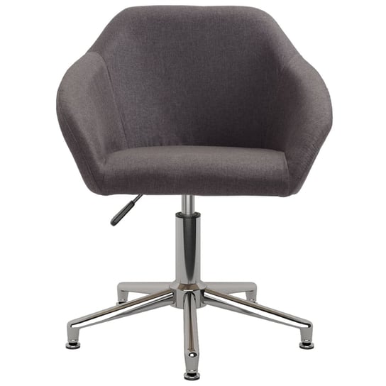 vidaXL Obrotowe krzesło biurowe, kolor taupe, tapicerowane tkaniną vidaXL