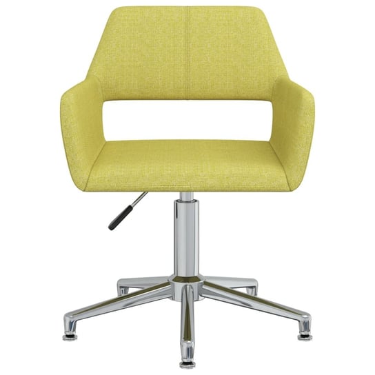 vidaXL Obrotowe krzesło biurowe, zielone, tapicerowane tkaniną vidaXL