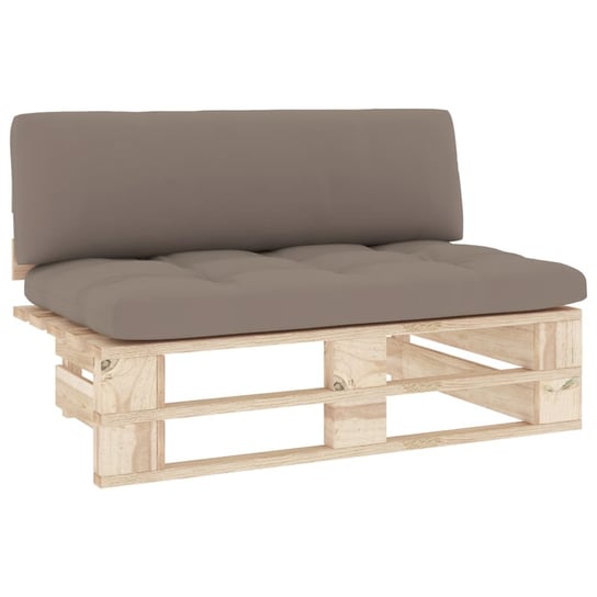 vidaXL Ogrodowa sofa środkowa z palet, impregnowane drewno sosnowe vidaXL