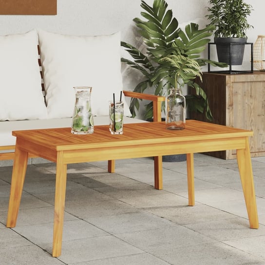 vidaXL Ogrodowy stół jadalniany, 100x55x45 cm, lite drewno akacjowe vidaXL