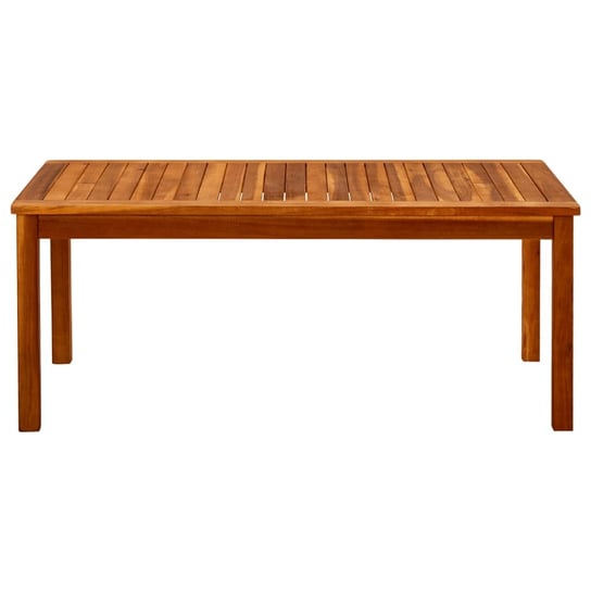 vidaXL Ogrodowy stolik kawowy, 110x60x45 cm, lite drewno akacjowe vidaXL