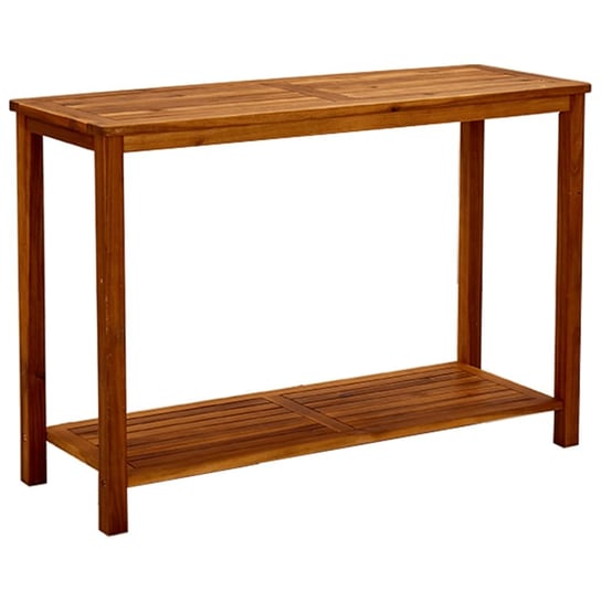 vidaXL Ogrodowy stolik konsolowy, 110x40x75 cm, lite drewno akacjowe vidaXL