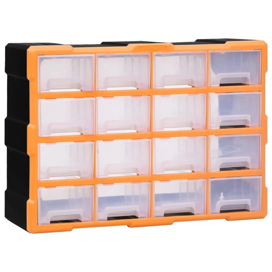 vidaXL Organizer z 16 średnimi szufladkami, 52x16x37 cm vidaXL