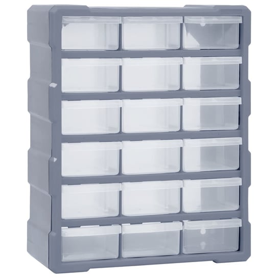 vidaXL Organizer z 18 średnimi szufladkami, 38x16x47 cm vidaXL