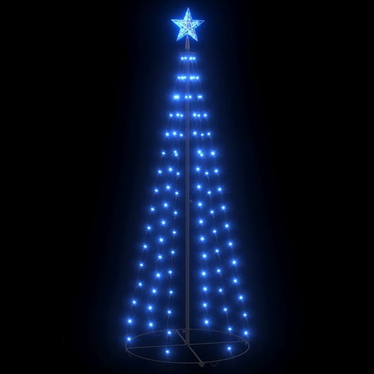 vidaXL Ozdoba świąteczna w kształcie choinki, 100 LED, 70x180 cm vidaXL