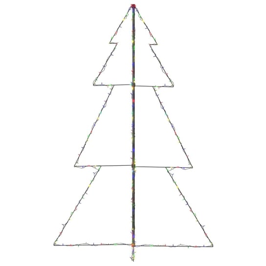 vidaXL Ozdoba świąteczna w kształcie choinki, 240 LED, 118x180 cm vidaXL