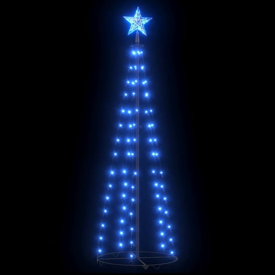 vidaXL Ozdoba świąteczna w kształcie choinki, 70 LED, 50x120 cm vidaXL