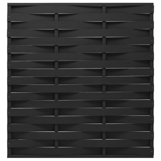 vidaXL, Panel ogrodzeniowy z WPC, 170x180 cm, czarny vidaXL