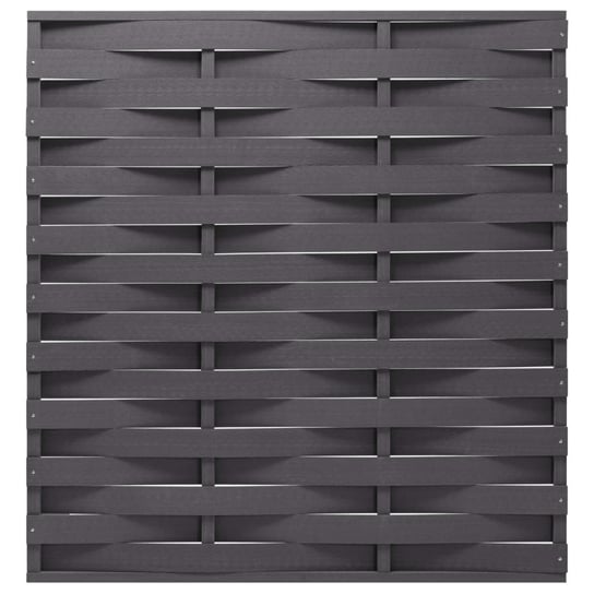 vidaXL, Panel ogrodzeniowy z WPC, 170x180 cm, szary vidaXL