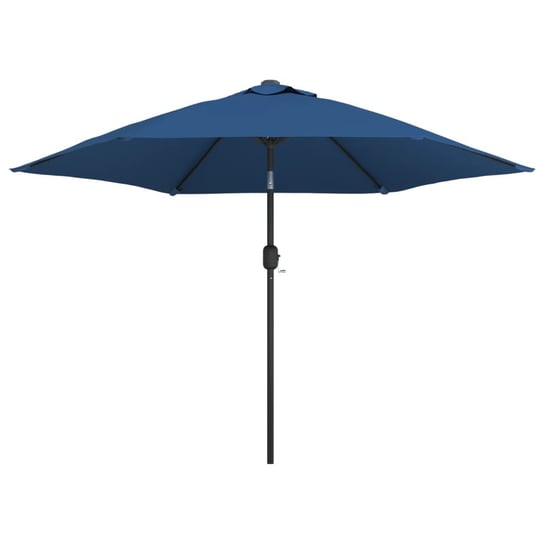 vidaXL Parasol ogrodowy na metalowym słupku, 300 cm, lazurowy vidaXL