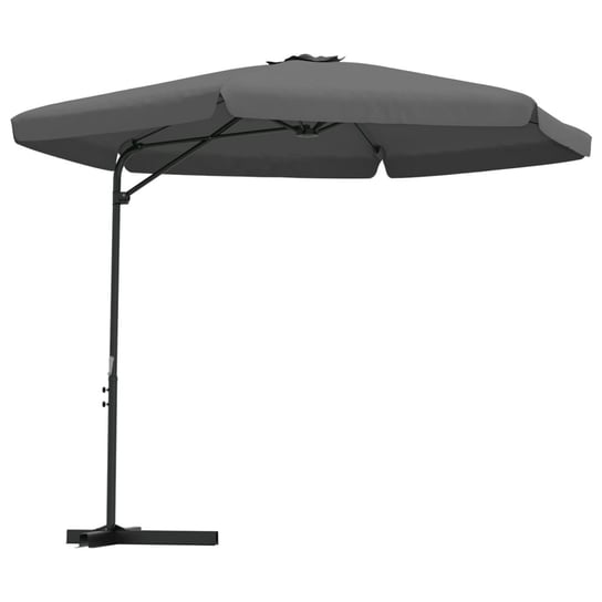 vidaXL Parasol ogrodowy na słupku stalowym, 300 cm, antracytowy vidaXL