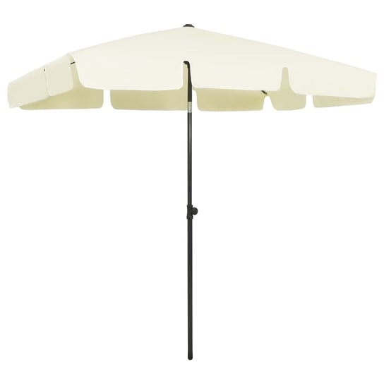 vidaXL Parasol plażowy, piaskowy żółty, 200x125 cm vidaXL