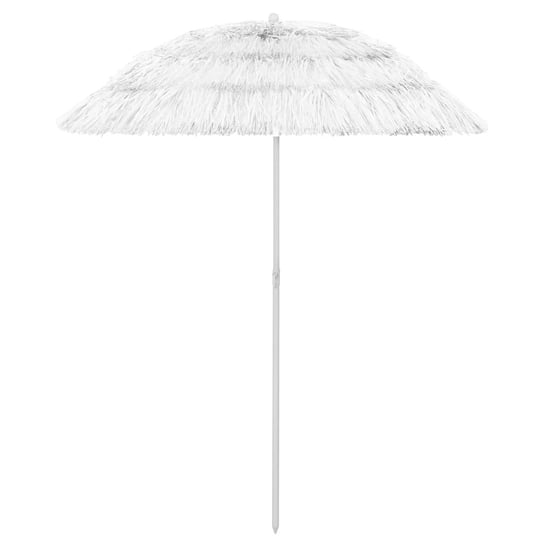 vidaXL Parasol plażowy w hawajskim stylu, biały, 180 cm vidaXL